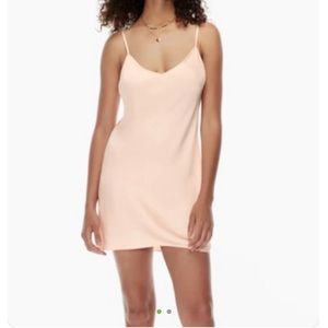 Aritzia light pink mini slip dress LAST CALL